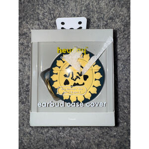 Women's Heyday Artist Series Earbud Case Cover One Size Dark Teal Yellow